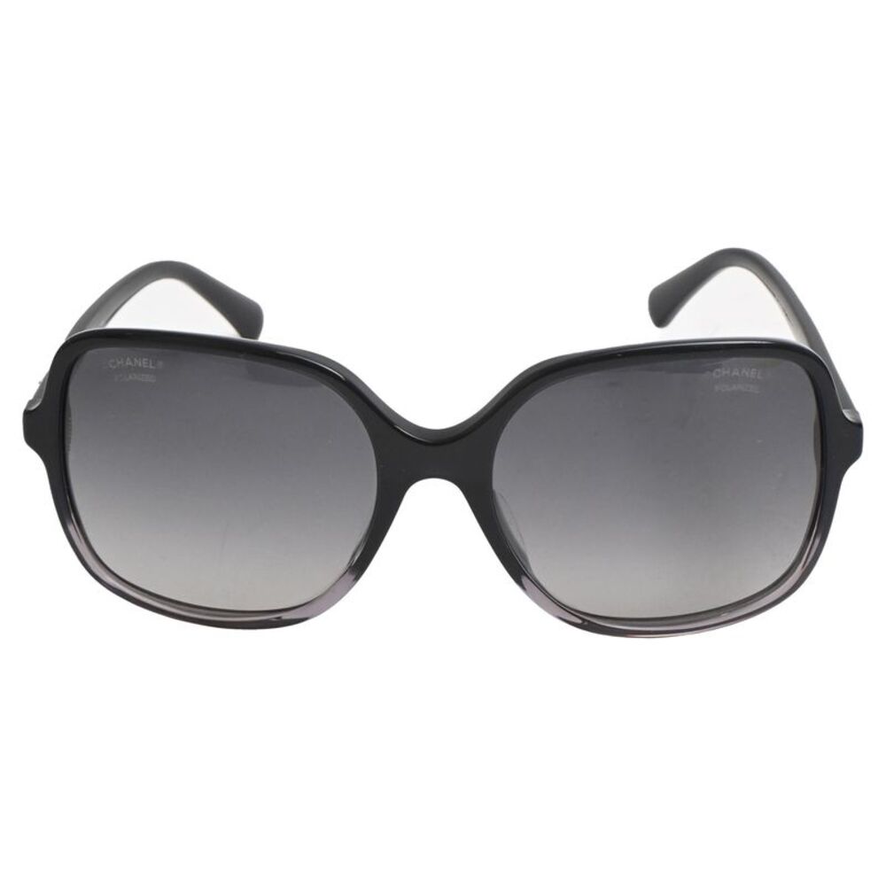 Chanel Gradient Oversized Sunglasses in Black Acetate - Picture 1 of 9